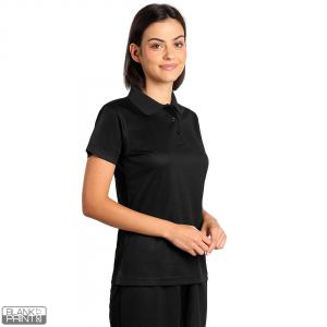 LACROSS LADY, ženska sportska polo majica, 130 g/m2, crna; šifra artikla: 50.076.10