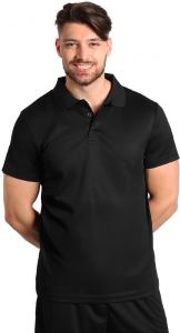 LACROSS, sportska polo majica, 130 g/m2, crna; šifra artikla: 50.075.10