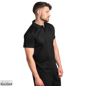 LACROSS, sportska polo majica, 130 g/m2, crna; šifra artikla: 50.075.10
