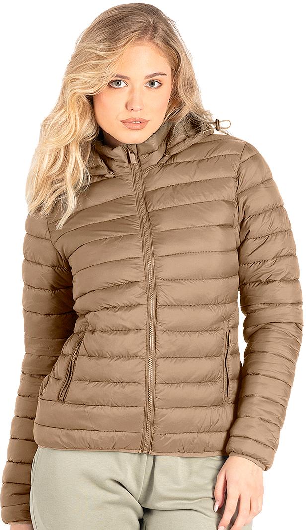 LIBERTY JACKET WOMEN, ženska jakna sa kapuljačom, svetlo braon; šifra artikla: 57.096.72