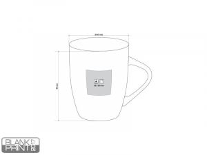 LILLY, porcelanska šolja, 300 ml, plava; šifra artikla: 44.055.20
