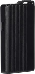 LORD, metalni upaljač sa turbo plamenom, crni; šifra artikla: 20.121.10