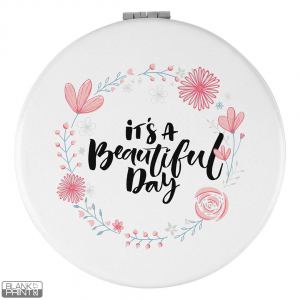 LOVELY ROUND, ogledalce, belo; šifra artikla: 32.260.90
