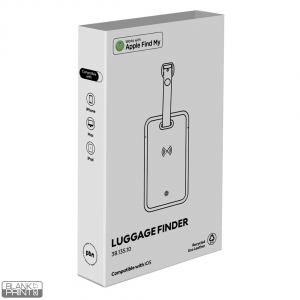 LUGGAGE FINDER, identifikaciona kartica za putnu torbu sa funkcijom lociranja, crni; šifra artikla: 38.135.10