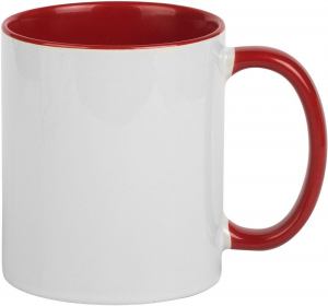 MIA, keramička šolja za sublimaciju, 325 ml, crvena; šifra artikla: 44.083.30