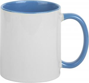 MIA, keramička šolja za sublimaciju, 325 ml, svetlo plava; šifra artikla: 44.083.22