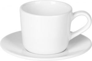 MILL, šolja za cappuccino sa tacnom od fine keramike, 150 ml, bela; šifra artikla: 44.143.90