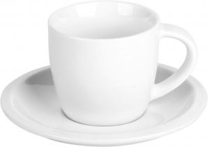 MOMENTO, porcelanska šolja i tacna za 
