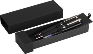 NEPTUN, regent metalna hemijska i roler olovka u setu, crna; šifra artikla: 14.140.10