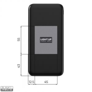 ODIN 10 PLUS, pomoćna baterija, 10.000 mah, crna; šifra artikla: 38.213.10