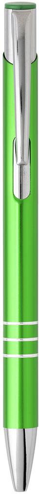 OGGI, metalna hemijska olovka, svetlo zelena; šifra artikla: 11.017.51
