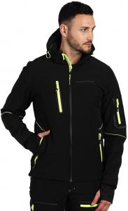 PANTHER JACKET, softshell jakna sa kapuljačom, neon žuta; šifra artikla: 58.111.41