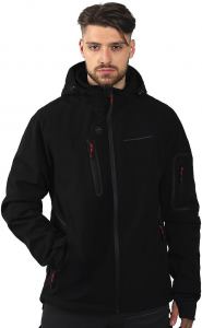 PANTHER THERMO MEN, softshell jakna sa ugrađenim grejačima, crna; šifra artikla: 58.148.10