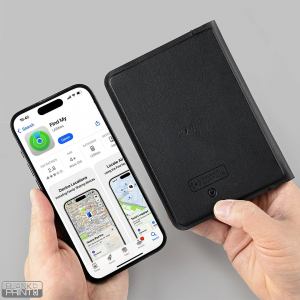PASSPORT FINDER, futrola za pasoš sa funkcijom lociranja, apple findmy, crni; šifra artikla: 38.134.10