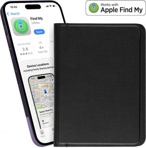 PASSPORT FINDER, futrola za pasoš sa funkcijom lociranja, apple findmy, crni; šifra artikla: 38.134.10