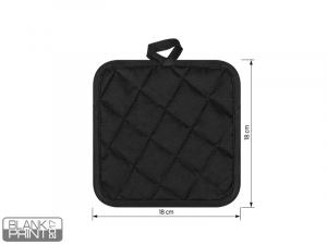 PEPPER PAD, platneni podmetač za šerpu, crni; šifra artikla: 57.061.10