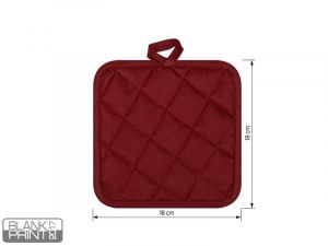 PEPPER PAD, platneni podmetač za šerpu, crveni; šifra artikla: 57.061.30