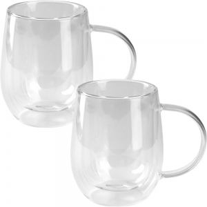PIGNA MAXI, set od dve staklene šolje sa dvostrukim zidom, 2 x 330 ml; šifra artikla: 44.185.91