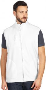 POLARIS VEST, prsluk od brušenog polara, beli; šifra artikla: 57.007.90
