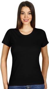 PREMIUM LADY 180, ženska pamučna majica, 180 g/m2, crna; šifra artikla: 50.064.10