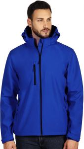 PROTECT MEN, softshell jakna sa skidajućom kapuljačom, rojal plava; šifra artikla: 57.025.23