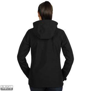 PROTECT WOMEN, ženska softshell jakna sa skidajućom kapuljačom crna; šifra artikla: 57.026.10