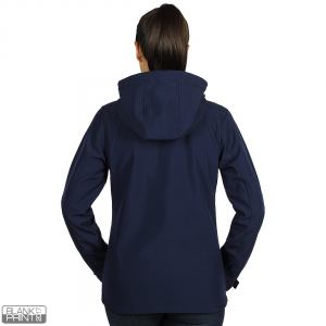 PROTECT WOMEN, ženska softshell jakna sa skidajućom kapuljačom plava; šifra artikla: 57.026.20
