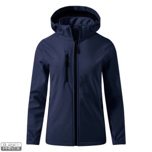 PROTECT WOMEN, ženska softshell jakna sa skidajućom kapuljačom plava; šifra artikla: 57.026.20