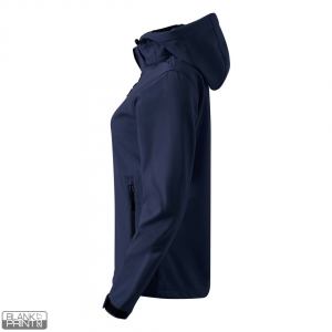 PROTECT WOMEN, ženska softshell jakna sa skidajućom kapuljačom plava; šifra artikla: 57.026.20