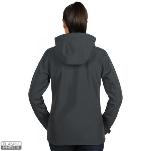 PROTECT WOMEN, ženska softshell jakna sa skidajućom kapuljačom tamno siva; šifra artikla: 57.026.11
