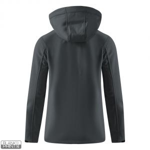 PROTECT WOMEN, ženska softshell jakna sa skidajućom kapuljačom tamno siva; šifra artikla: 57.026.11