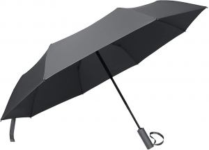 RAIN, sklopivi vodootporni kišobran sa automatskim otvaranjem i zatvaranjem, sivi; šifra artikla: 40.077.12