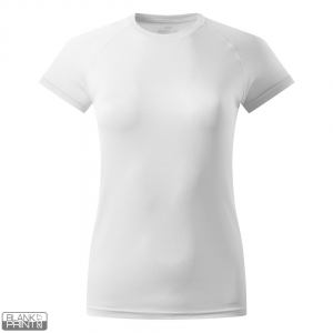RECORD LADY, ženska sportska majica sa raglan rukavima, 130 g/m2, bela; šifra artikla: 50.023.90
