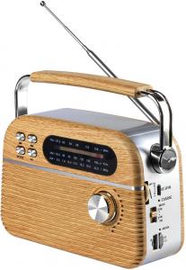RETRO TUNE, radio i bežični zvučnik, 3w, bež; šifra artikla: 38.102.71