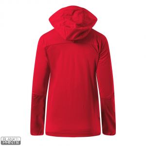 RIDER WOMEN, ženska softshell jakna sa kapuljačom, crvena; šifra artikla: 57.057.30