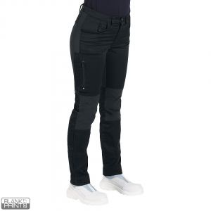 ROVER WOMEN, ženske servisne radne pantalone sa elastinom, tamno sive; šifra artikla: 58.066.11