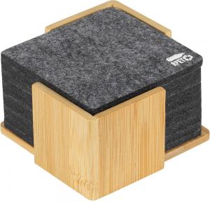 RUBIK, set podmetača, 10/1, tamno sivi; šifra artikla: 41.179.11