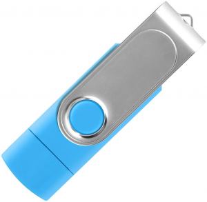 SMART C STICKER, usb flash memorija, svetlo plavi, 8GB; šifra artikla: 38.144.22