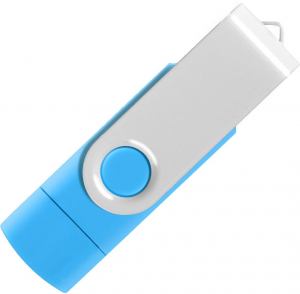 SMART C WHITE, usb flash memorija, svetlo plavi, 8GB; šifra artikla: 38.145.22