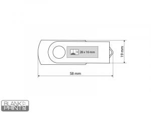 SMART SILVER, usb flash memorija, plavi, 8GB; šifra artikla: 37.619.20