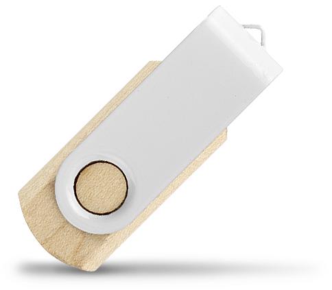 SMART WOOD 3.0, usb flash memorija, bela, 32GB; šifra artikla: 37.684.90