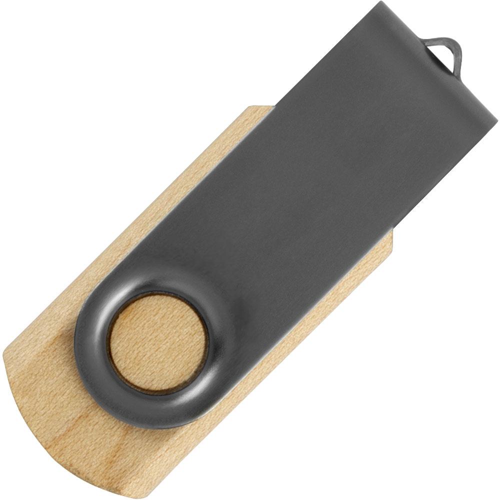 SMART WOOD 3.0, usb flash memorija, siva, 32GB; šifra artikla: 37.684.12