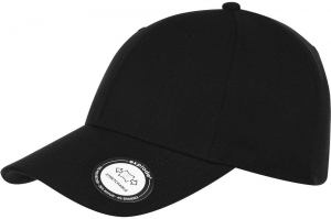 SPOTTER, kačket sa 6 panela, čičak kopča, crni; šifra artikla: 54.027.10