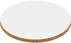 SUBLI WHITE ROUND, podmetač za sublimaciju, beli; šifra artikla: 30.082.90