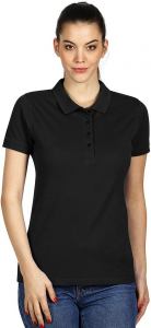 SUNNY, ženska pamučna polo majica, crna; šifra artikla: 50.010.10