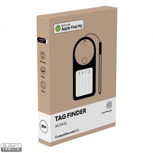 TAG FINDER, find my kartica za putnu torbu, crna; šifra artikla: 38.139.10
