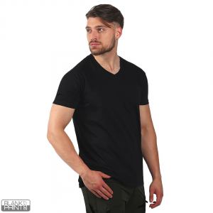 TARGET V MEN, pamučna majica, v izrez, 160 g/m2, crna; šifra artikla: 50.083.10