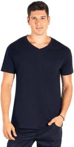 TARGET V MEN, pamučna majica, v izrez, 160 g/m2, plava; šifra artikla: 50.083.20