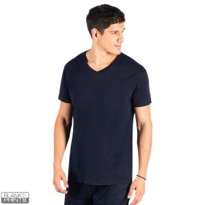 TARGET V MEN, pamučna majica, v izrez, 160 g/m2, plava; šifra artikla: 50.083.20