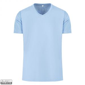 TARGET V MEN, pamučna majica, v izrez, 160 g/m2, svetlo plava; šifra artikla: 50.083.22